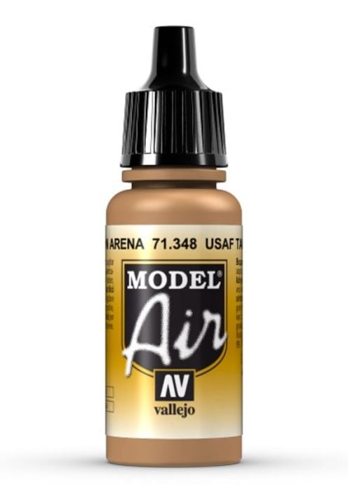 Vallejo Model Air Model Air - USAF Tan airbrush acrylic paint dropper bottle