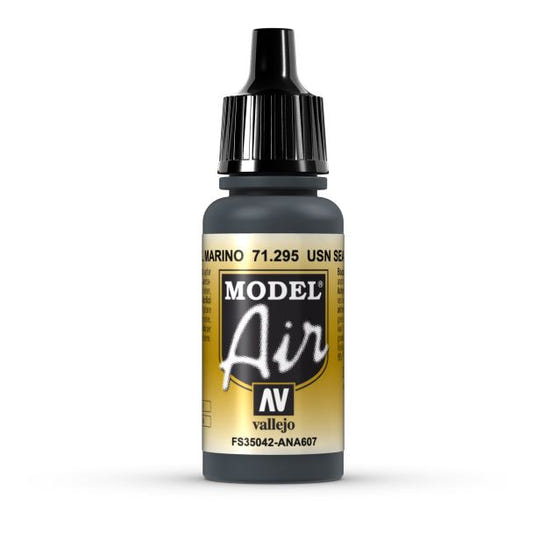 Vallejo Model Air Model Air - USN Sea Blue airbrush acrylic paint dropper bottle