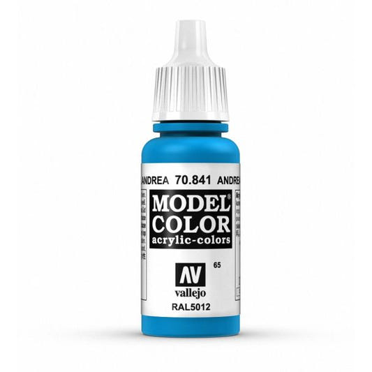 Vallejo Model Color Model Color - Andrea Blue matt acrylic paint dropper bottle