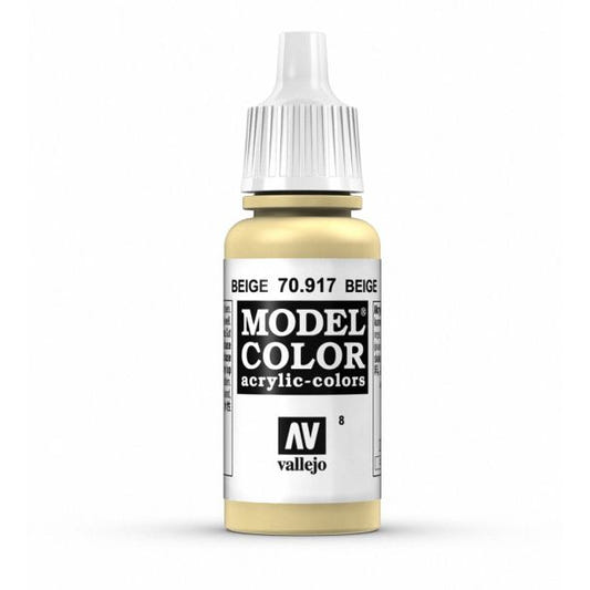 Vallejo Model Color Model Color - Beige matt acrylic paint dropper bottle
