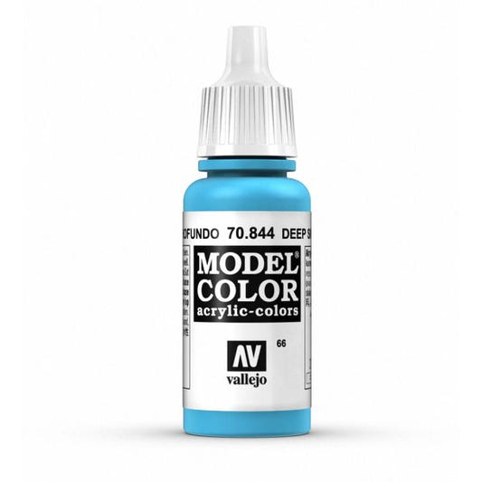Vallejo Model Color Model Color - Deep Sky Blue matt acrylic paint dropper bottle