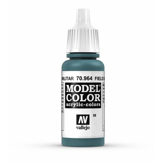 Vallejo Model Color Model Color - Field Blue matt acrylic paint dropper bottle