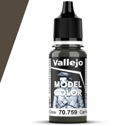 Vallejo Model Color Model Color - German Tank Crew matt acrylic paint dropper bottle