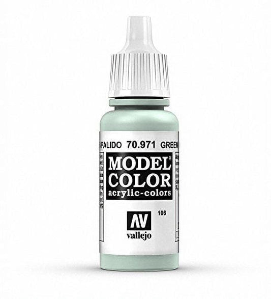 Vallejo Model Color Model Color - Green Grey matt acrylic paint dropper bottle