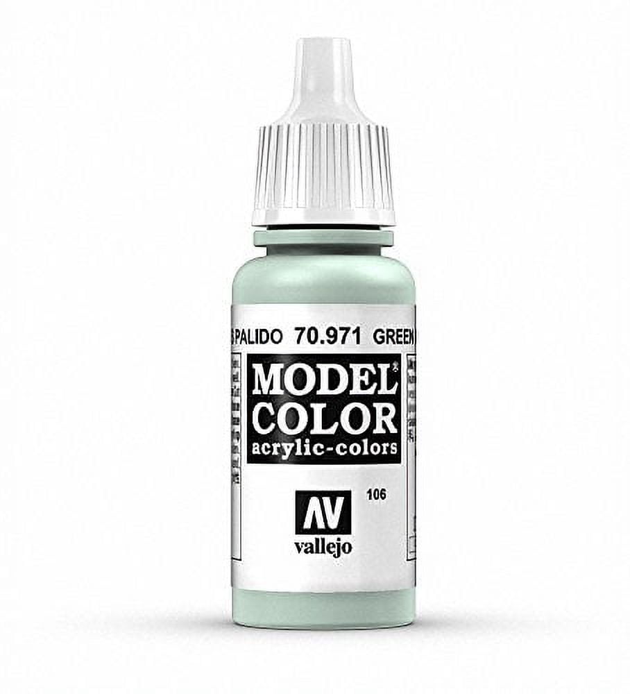 Vallejo Model Color Model Color - Green Grey matt acrylic paint dropper bottle