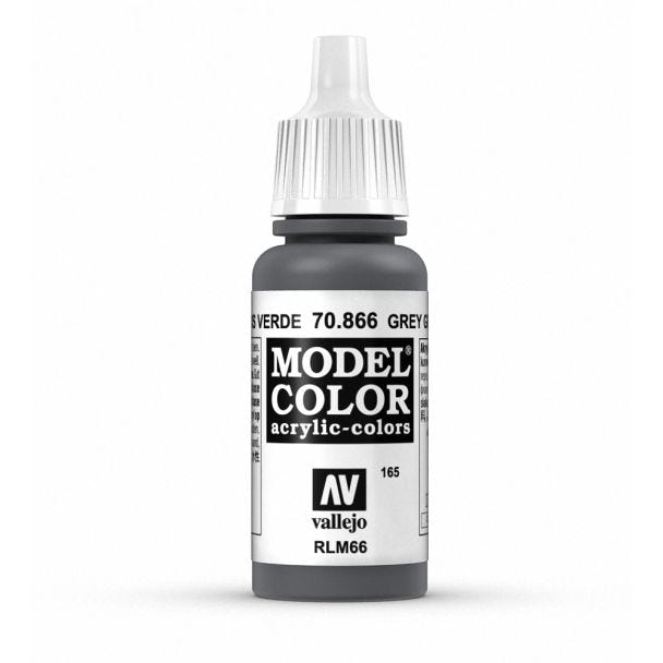 Vallejo Model Color Model Color - Grey Green matt acrylic paint dropper bottle