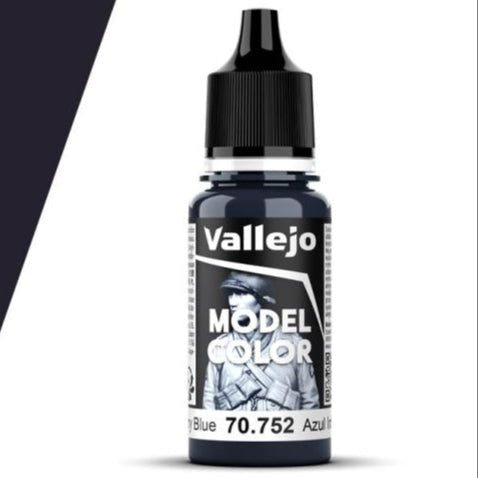 Vallejo Model Color Model Color - Infantry Blue matt acrylic paint dropper bottle