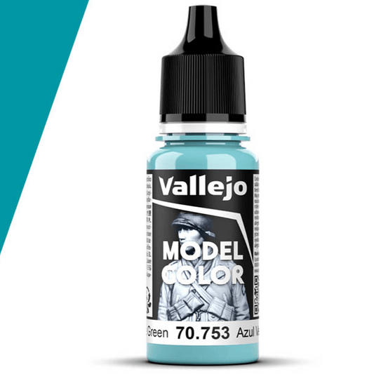 Vallejo Model Color Model Color - Light Blue Green matt acrylic paint dropper bottle