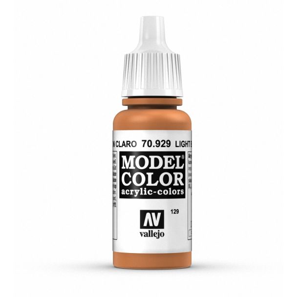 Vallejo Model Color Model Color - Light Brown matt acrylic paint dropper bottle