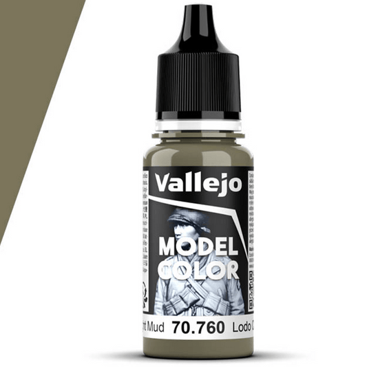 Vallejo Model Color Model Color - Light Mud matt acrylic paint dropper bottle
