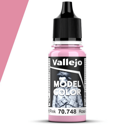 Vallejo Model Color Model Color - Light Pink matt acrylic paint dropper bottle