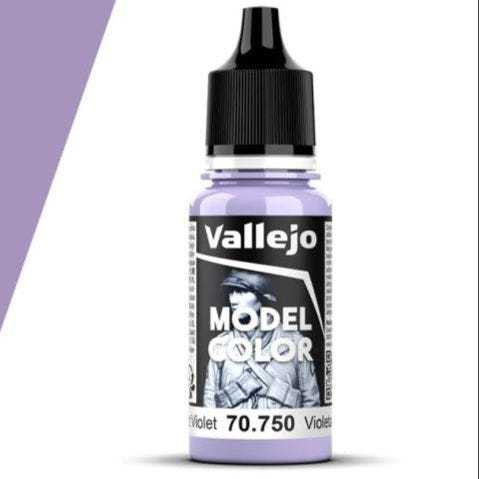 Vallejo Model Color Model Color - Light Violet matt acrylic paint dropper bottle
