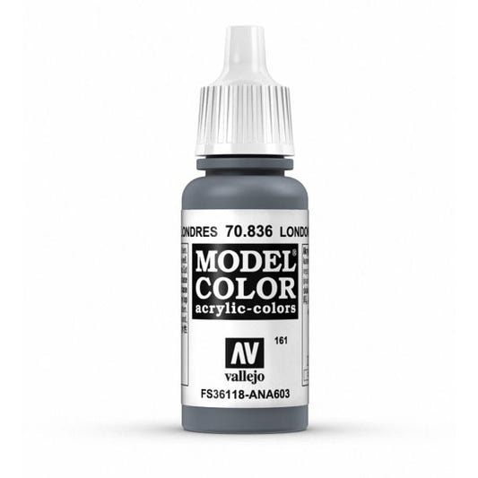 Vallejo Model Color Model Color - London Grey matt acrylic paint dropper bottle