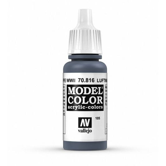 Vallejo Model Color Model Color - Luftwaffe Uniform WWII matt acrylic paint dropper bottle
