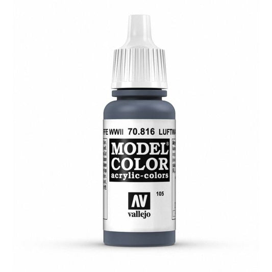 Vallejo Model Color Model Color - Luftwaffe Uniform WWII matt acrylic paint dropper bottle