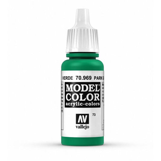 Vallejo Model Color Model Color - Park Green Flat matt acrylic paint dropper bottle
