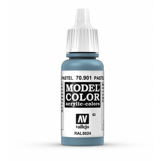 Vallejo Model Color Model Color - Pastel Blue matt acrylic paint dropper bottle