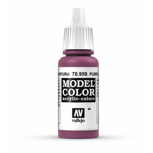 Vallejo Model Color Model Color - Purple matt acrylic paint dropper bottle