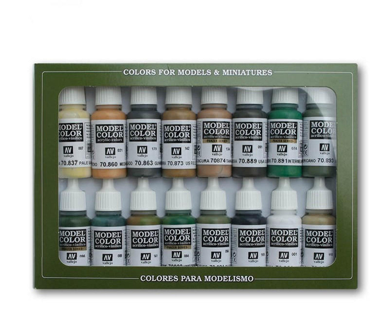 Vallejo Model Color Set - WWII Allies (x16) - Loaded Dice