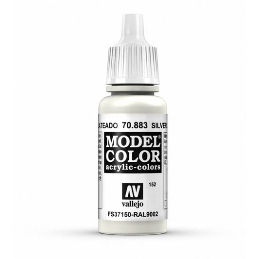 Vallejo Model Color Model Color - Silver Grey matt acrylic paint dropper bottle
