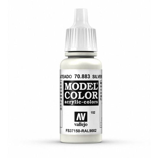 Vallejo Model Color Model Color - Silver Grey matt acrylic paint dropper bottle