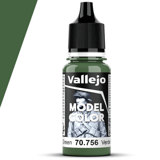 Vallejo Model Color Model Color - Splinter Green matt acrylic paint dropper bottle