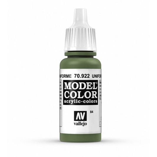 Vallejo Model Color Model Color - US Uniform matt acrylic paint dropper bottle