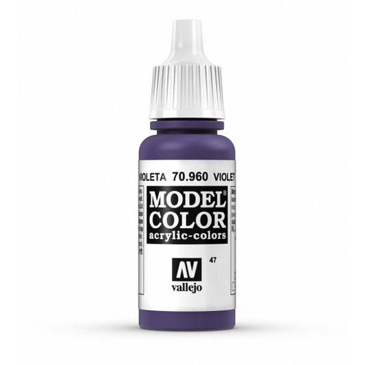 Vallejo Model Color Model Color - Violet matt acrylic paint dropper bottle