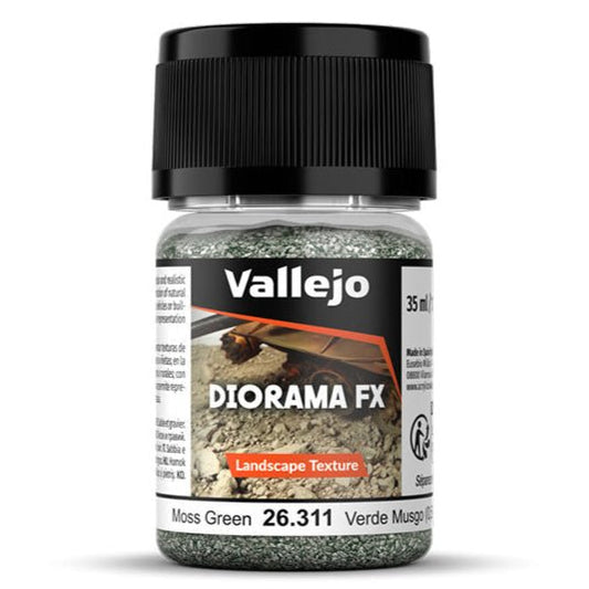 Vallejo Moss Green 0.5-2mm ground texture for bases and dioramas