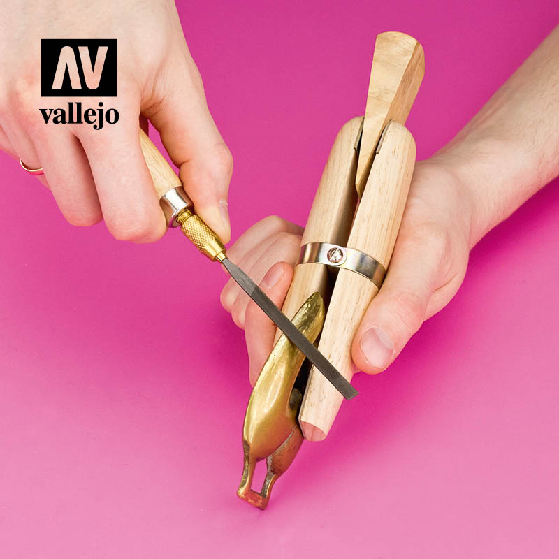 Vallejo Needle File Set - 10pc - Loaded Dice