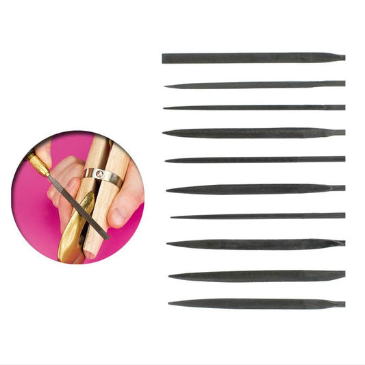 Vallejo Needle File Set - 10pc hobby tool