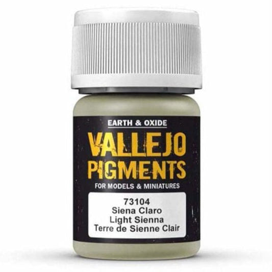 Vallejo Pigments Pigments - Light Sienna weathering pigment jar