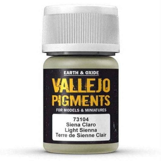 Vallejo Pigments Pigments - Light Sienna weathering pigment jar