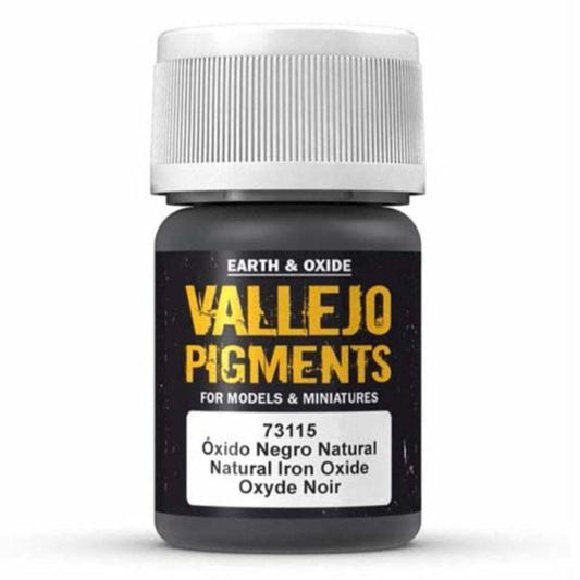 Vallejo Pigments Pigments - Natural Iron Oxide weathering pigment jar