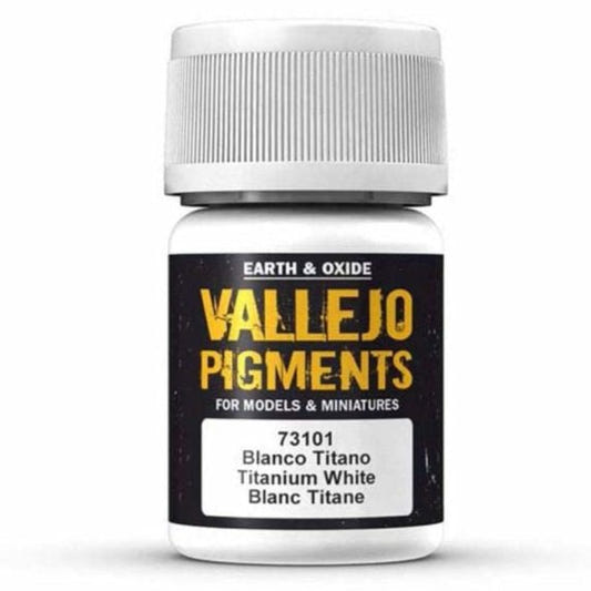 Vallejo Pigments Pigments- Titanium White weathering pigment jar