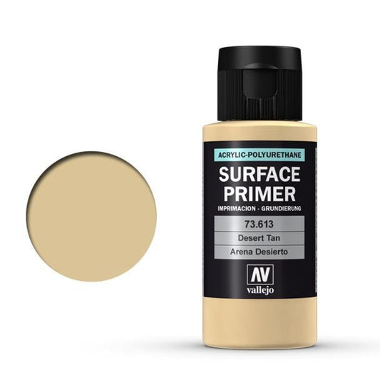 Vallejo Surface Primer Polyurethane - Primer Desert Tan Base 60ml bottle