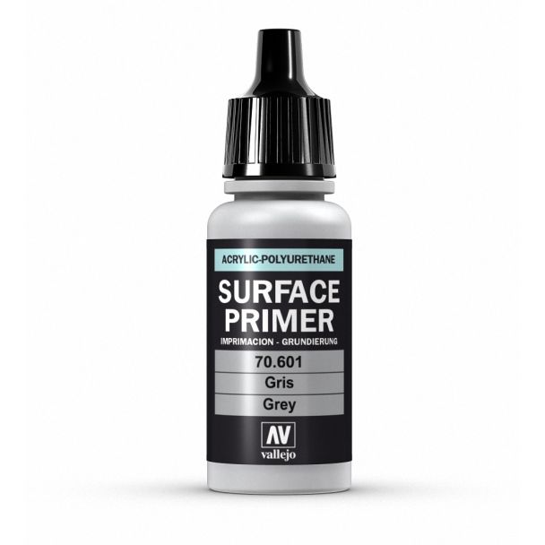 Vallejo Surface Primer Polyurethane - Primer Grey 17ml bottle