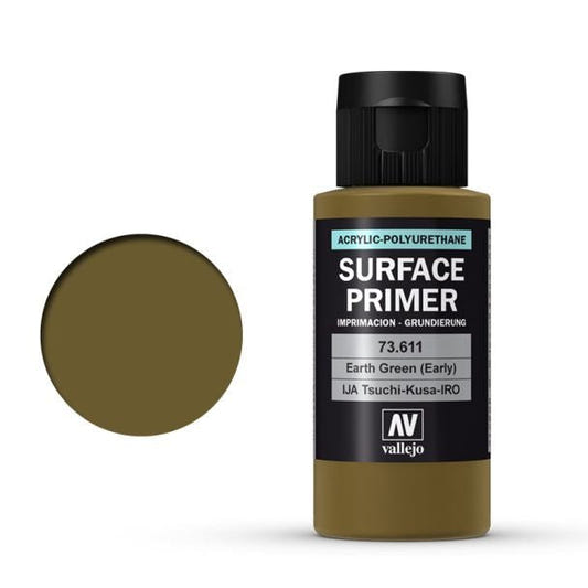 Vallejo Surface Primer Polyurethane - Primer IJA Tsuchi-Kusa.Iro (early) 60ml bottle