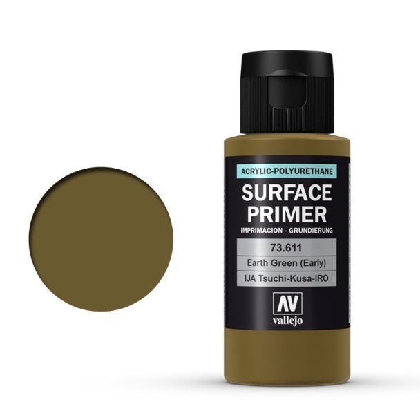 Vallejo Surface Primer Polyurethane - Primer IJA Tsuchi-Kusa.Iro (early) 60ml bottle