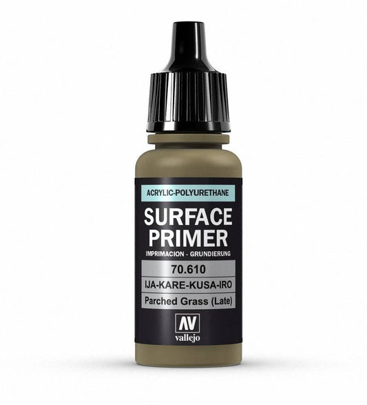 Vallejo Surface Primer Polyurethane - Primer Parched Grass (Late) 17ml bottle