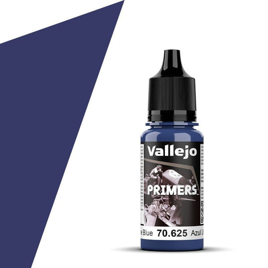 Vallejo Surface Primer Polyurethane Primer Ultramarine (18ml) bottle