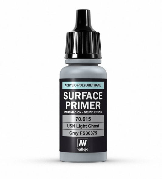 Vallejo Surface Primer Polyurethane - Primer USN Light Ghost Grey FS36375 17ml bottle