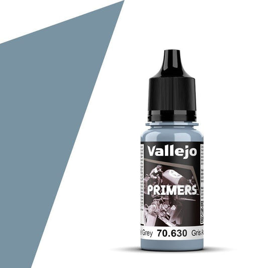 Vallejo Polyurethane Polyurethane Steel Grey (18ml) acrylic paint bottle