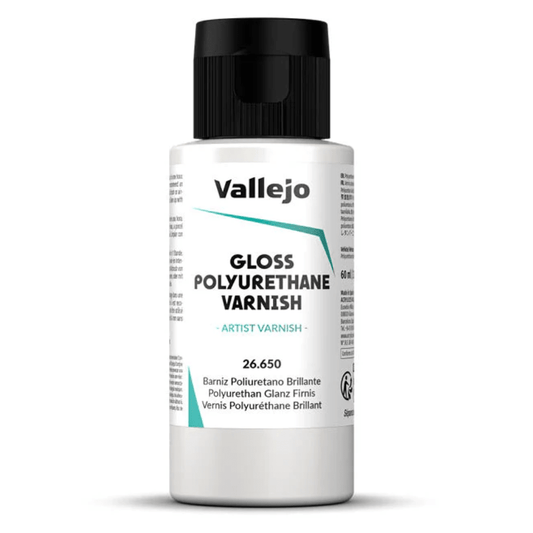 Vallejo Polyurethane - Varnish Gloss 60ml hobby bottle
