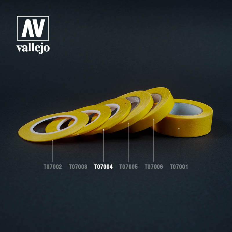 Vallejo Precision Masking Tape 3mmx18m Twin Pack - Loaded Dice