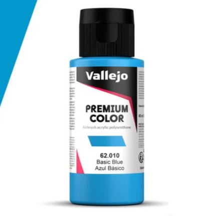 Vallejo Premium Color Premium Color 60ml - Basic Blue 60ml airbrush paint bottle