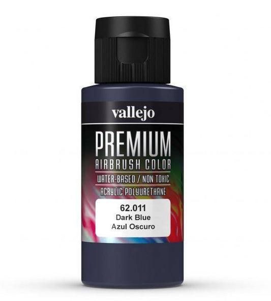Vallejo Premium Color Premium Color 60ml – Dark Blue 60ml airbrush paint bottle