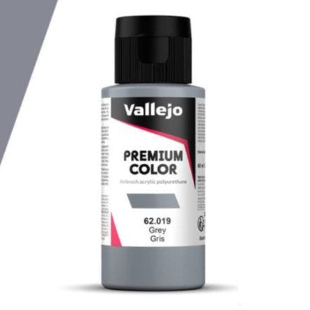 Vallejo Premium Color Premium Color 60ml - Grey 60ml airbrush paint bottle
