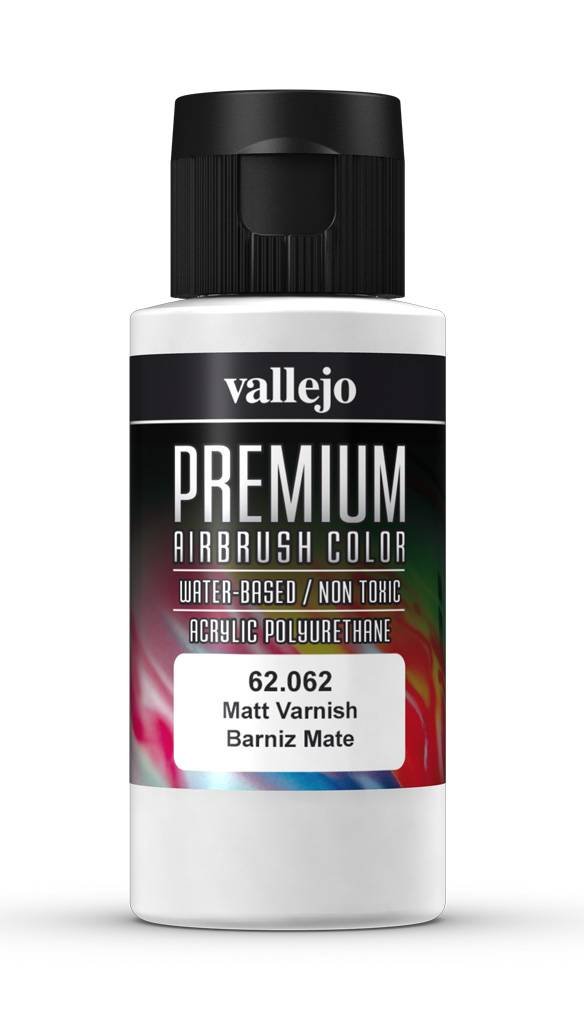 Vallejo Premium Color 60ml – Matt Varnish hobby bottle