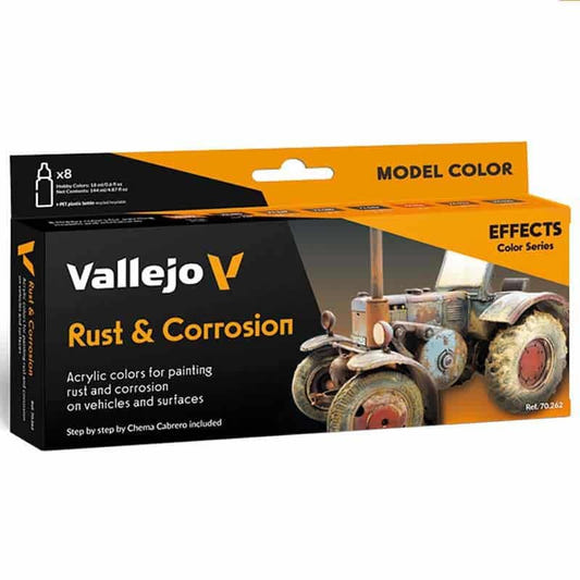 Vallejo Rust & Corrosion Set (x8) paint set